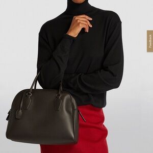 THE ROW India 12.00 Top Handle in Deerskin Leather